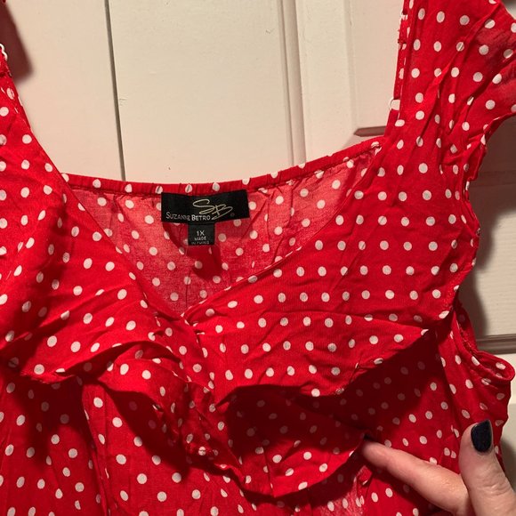 Suzanne Betro Red Dress - Picture 2 of 3